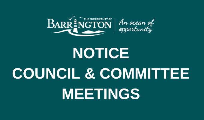 Committee and Council Meetings Announcement
