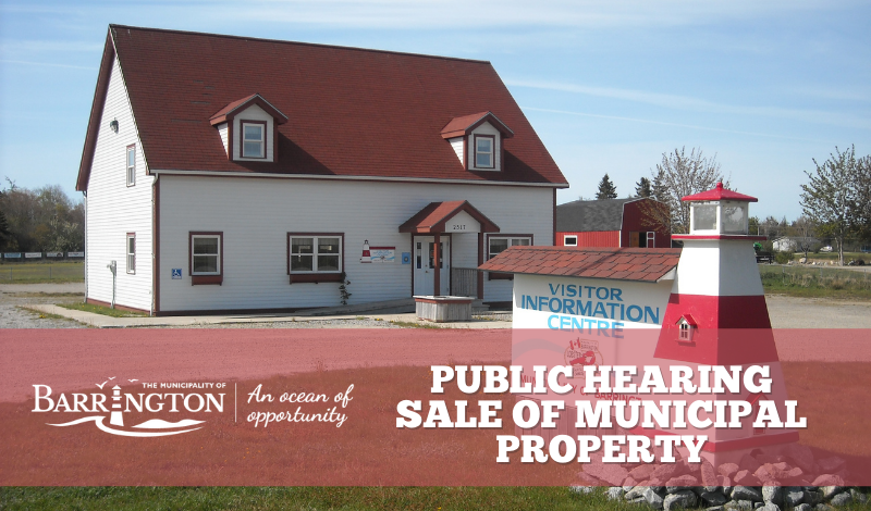 Public Hearing - Sale of Municipal Property