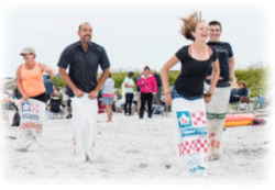 potato sack race