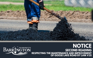 Notice: Second Reading - By-Law #35